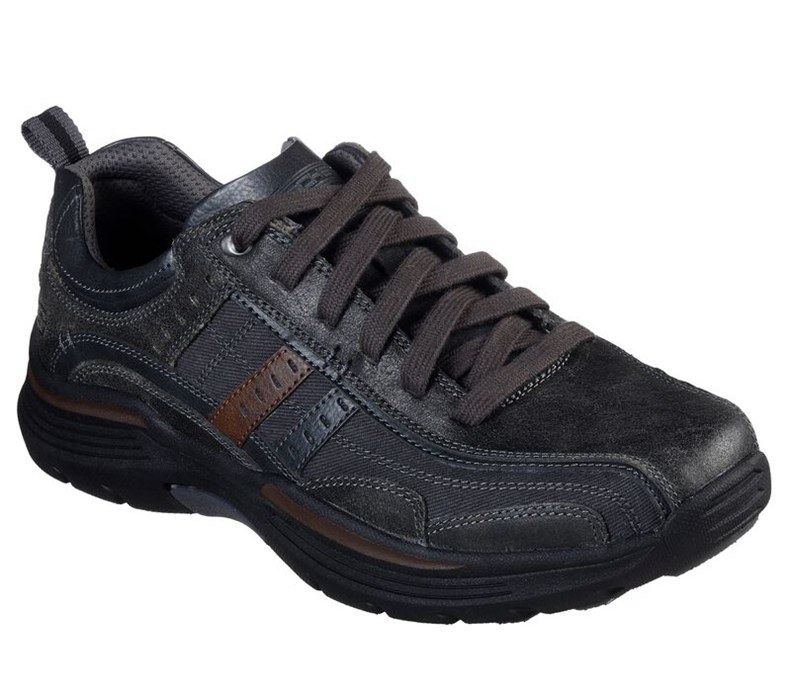 Skechers Relaxed Fit: Expended - Manden - Mens Sneakers Deep Grey [AU-IU0961]